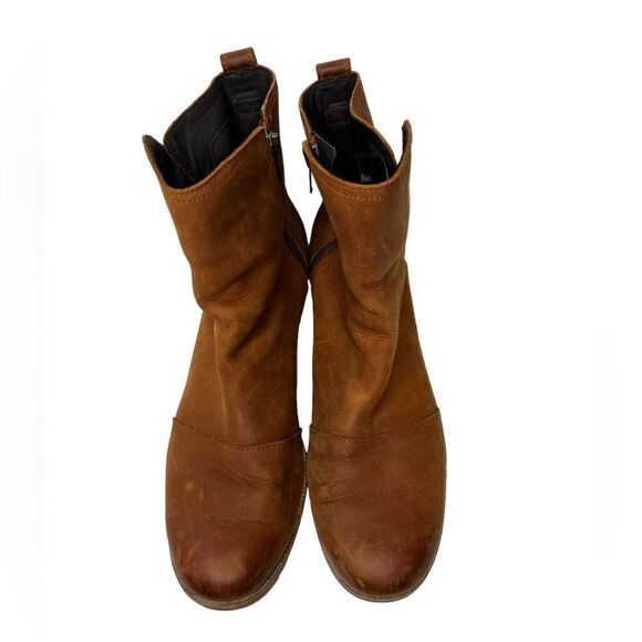 Sorel Cate Iced Tea Women’s Brown Leather Waterproof Ankle Boot Size 11 - Picture 4 of 11